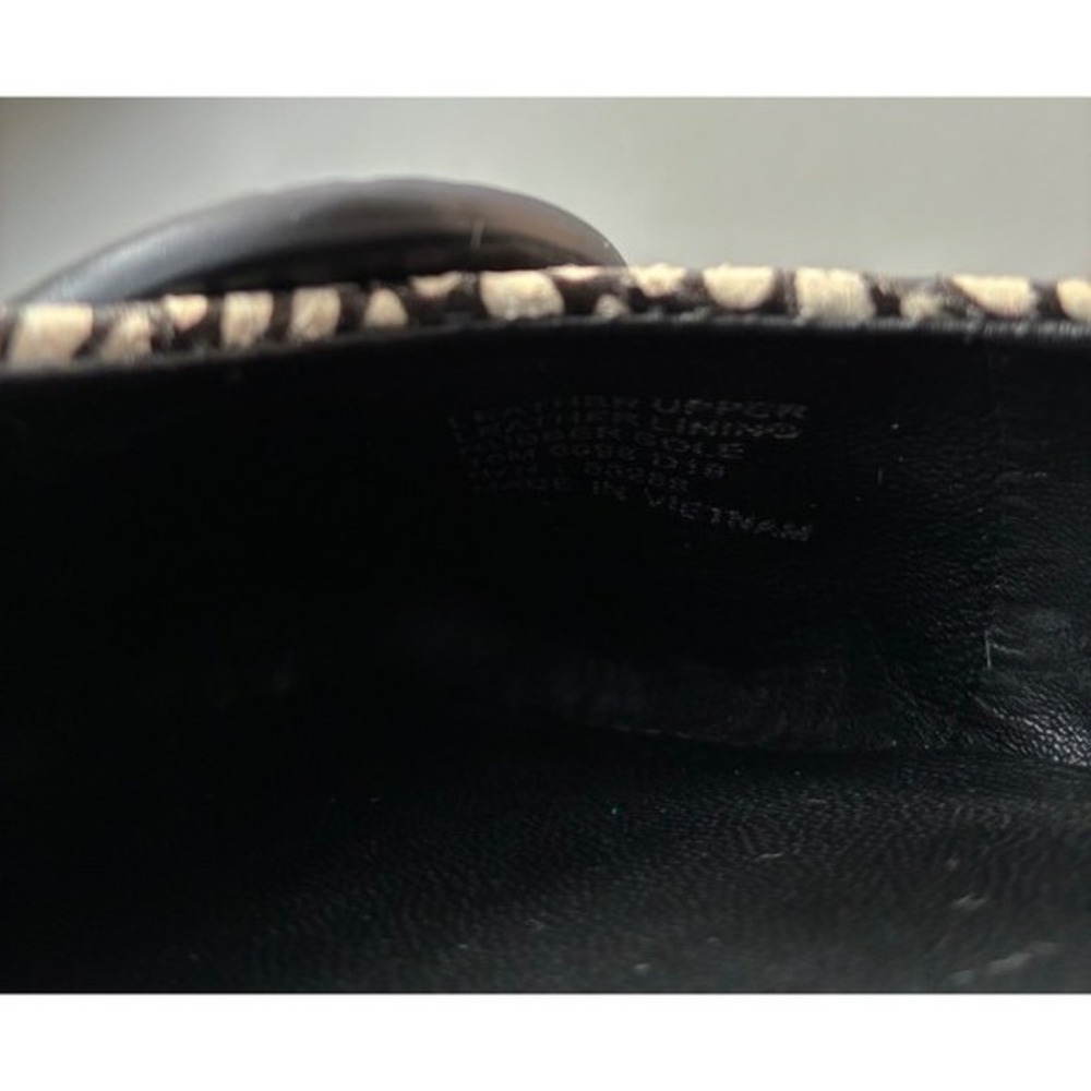 Tory Burch Minnie Travel Ballet Flats - King Cobra Printed Leather 10M - Picture 6 of 6